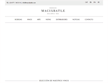 Tablet Screenshot of maciabatle.com